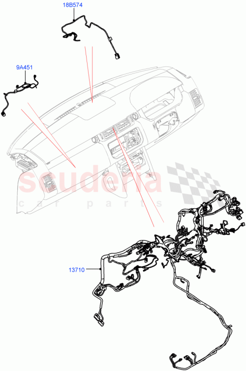 Part Diagram for Land Rover LR105660