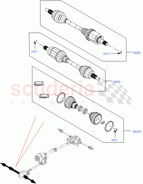 Part Diagram for Land Rover LR142289