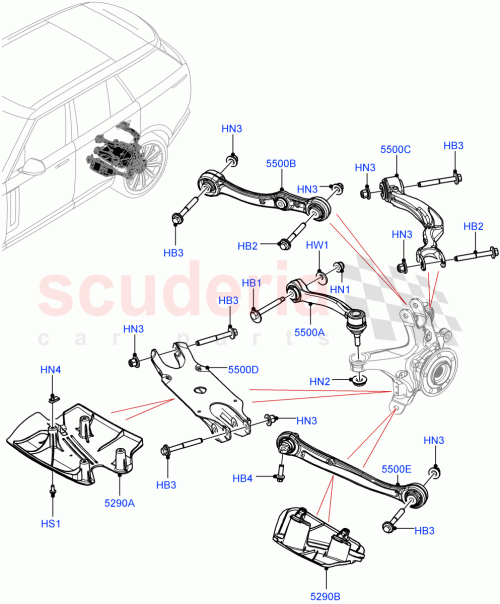 Part Diagram for Land Rover LR152883