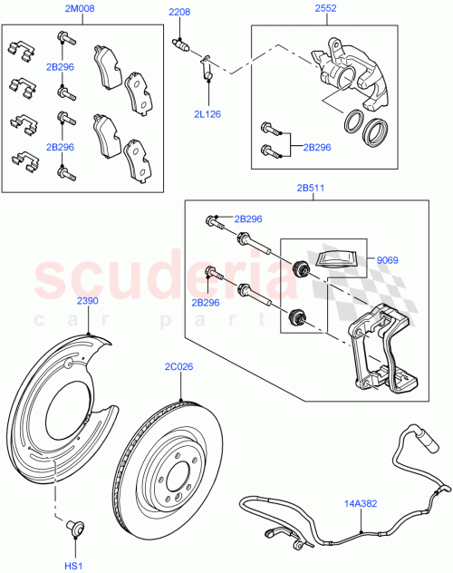 Part Diagram for Land Rover LR162047