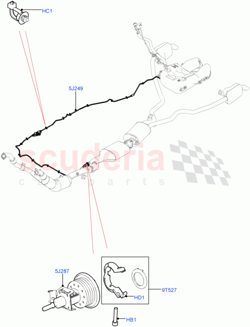 Part Diagram for Land Rover LR134712