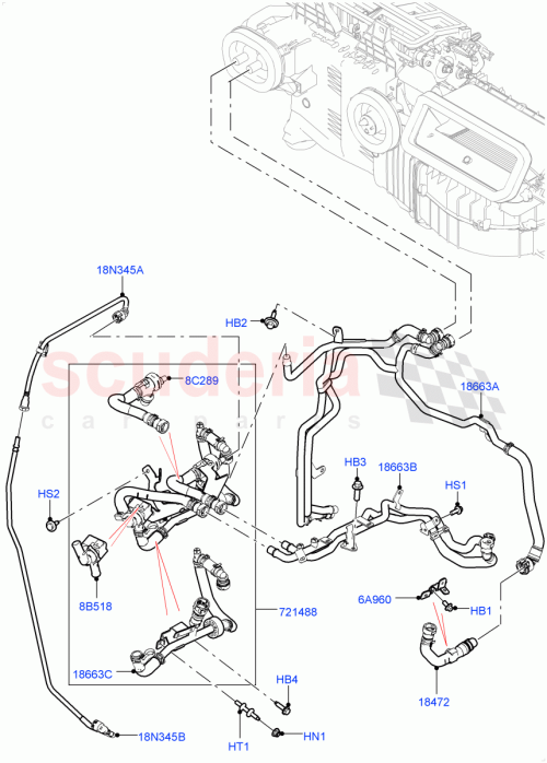 Part Diagram for Land Rover LR100000
