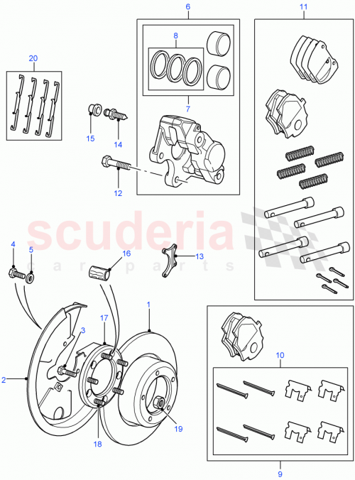Part Diagram for Land Rover LR018026