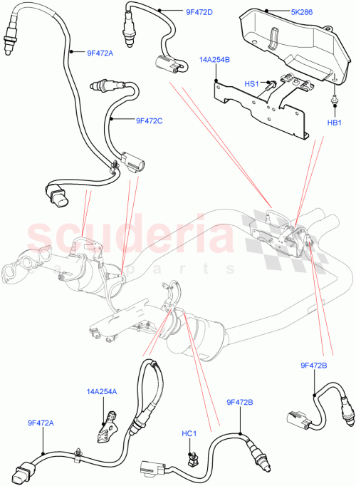 Part Diagram for Land Rover LR091881