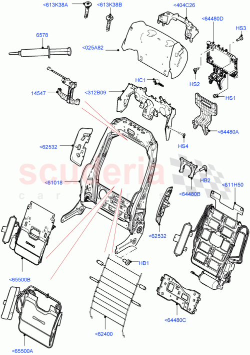 Part Diagram for Land Rover LR042279