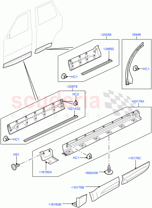 Part Diagram for Land Rover LR024160