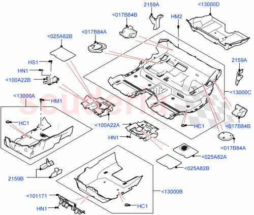 Part Diagram for Land Rover LR154243