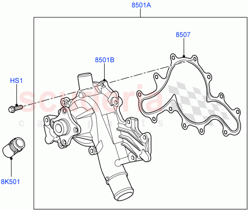 Part Diagram for Land Rover 4585558