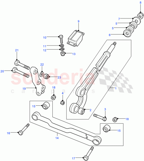 Part Diagram for Land Rover NY108041
