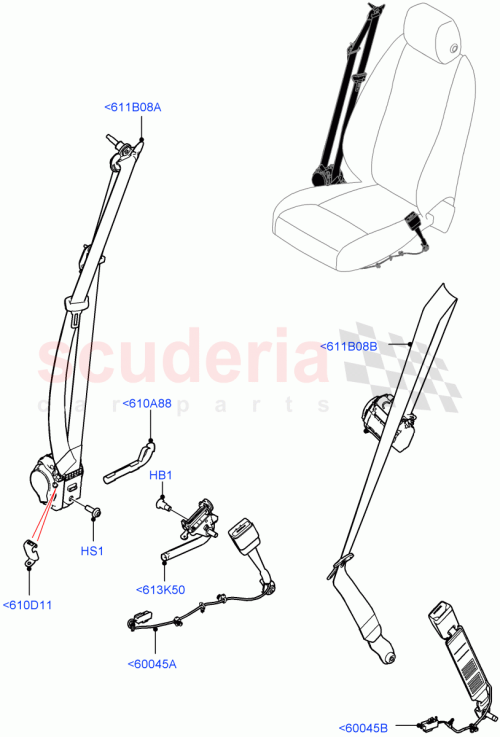 Part Diagram for Land Rover LR170445