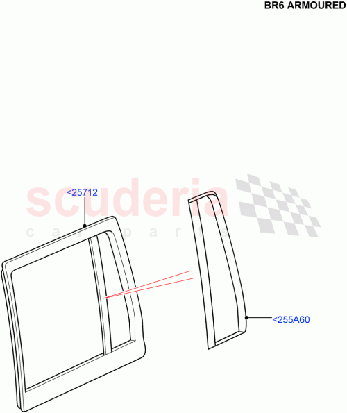 Part Diagram for Land Rover LR012426