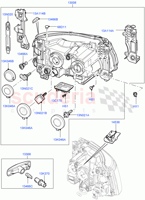Part Diagram for Land Rover LR084908