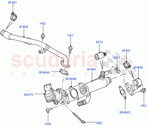Part Diagram for Land Rover LR018323