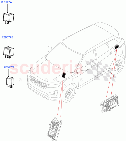Part Diagram for Land Rover LR138622