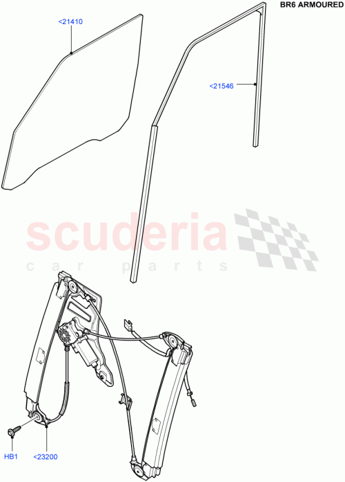 Part Diagram for Land Rover CUH500010