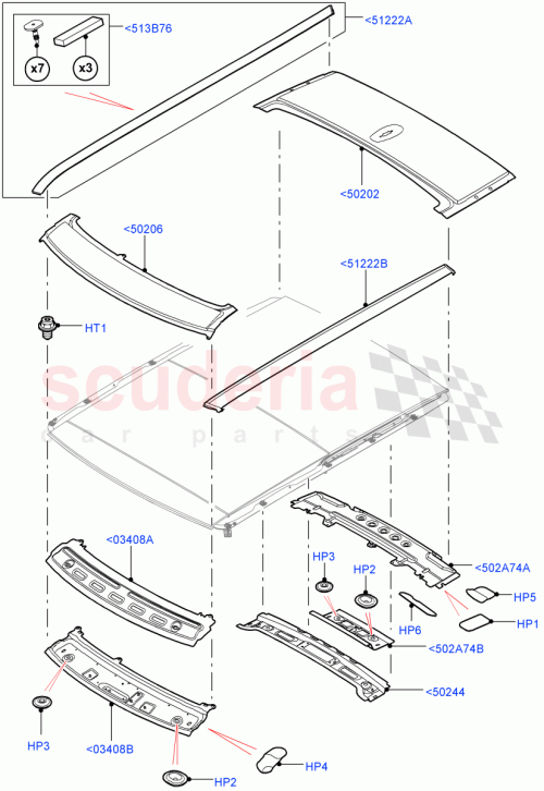 Part Diagram for Land Rover LR051696