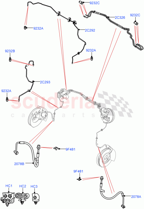 Part Diagram for Land Rover LR091374