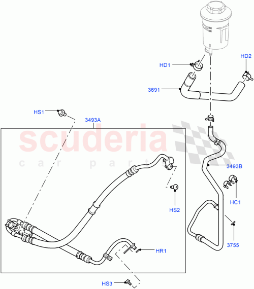 Part Diagram for Land Rover LR013797
