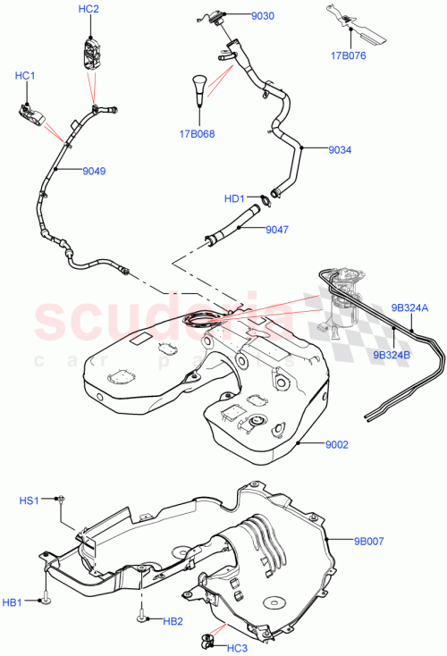 Part Diagram for Land Rover LR138377
