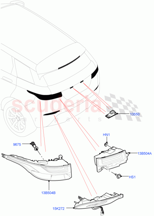 Part Diagram for Land Rover LR155980