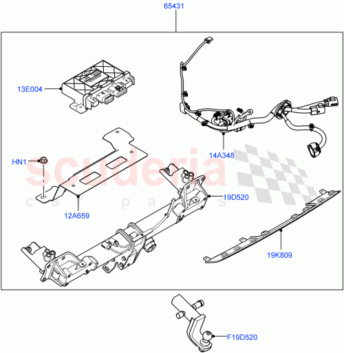 Part Diagram for Land Rover VPLE110NAS01SA