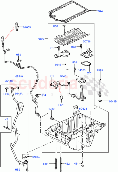 Part Diagram for Land Rover LR096214
