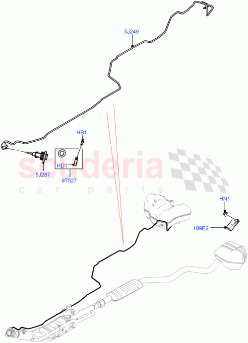 Part Diagram for Land Rover LR138311