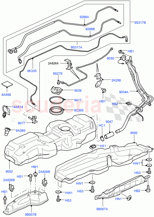 Part Diagram for Land Rover LR010620