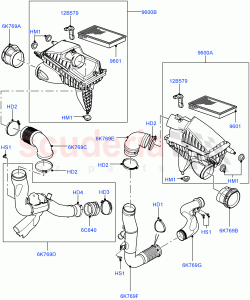 Part Diagram for Land Rover LR023146