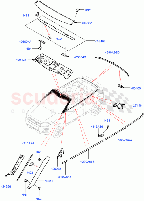 Part Diagram for Land Rover LR089138