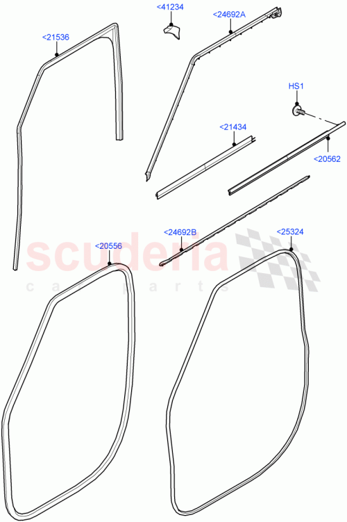 Part Diagram for Land Rover LR132235