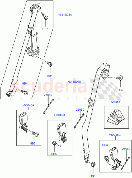 Part Diagram for Land Rover LR056627