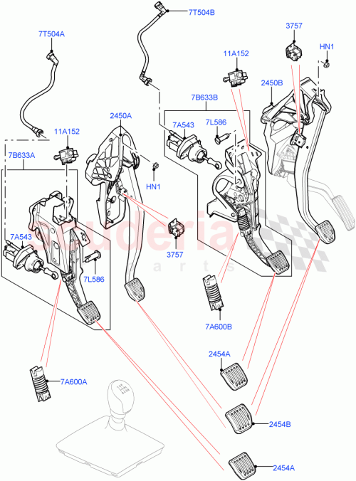 Part Diagram for Land Rover LR139991