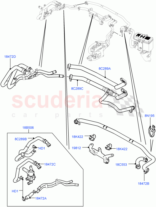 Part Diagram for Land Rover LR022720