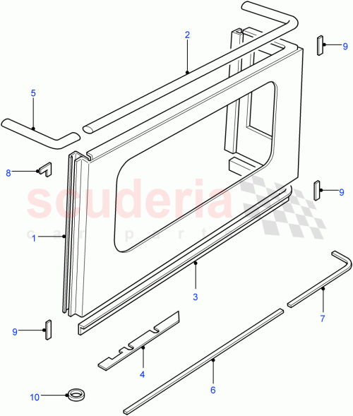 Part Diagram for Land Rover ARR710340