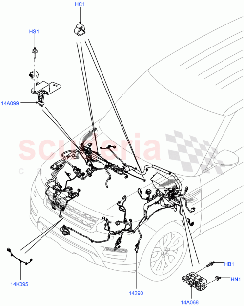 Part Diagram for Land Rover LR090045