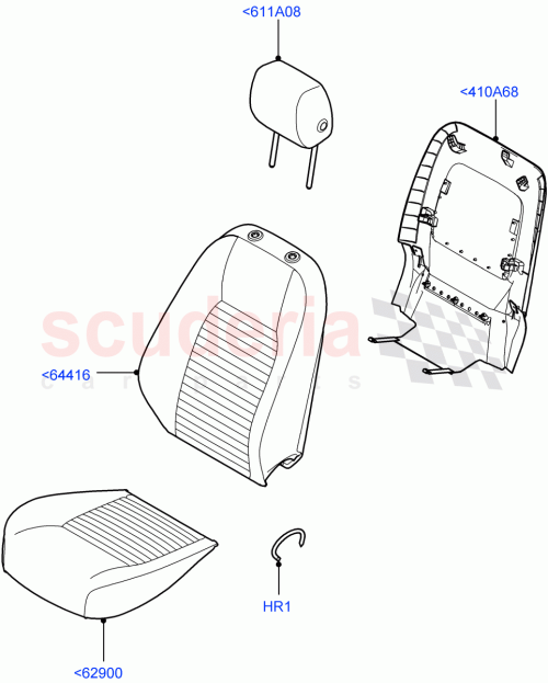 Part Diagram for Land Rover LR137731