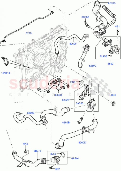 Part Diagram for Land Rover LR048908