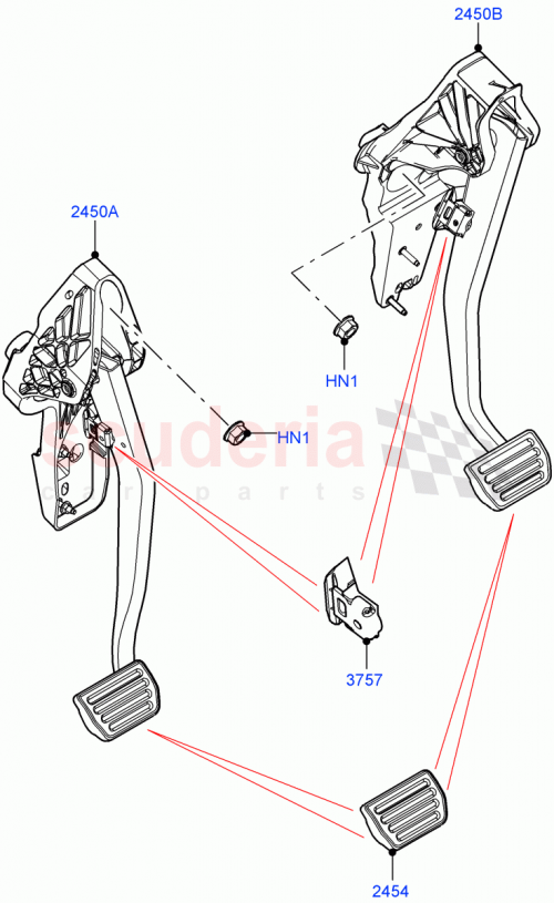 Part Diagram for Land Rover LR138279