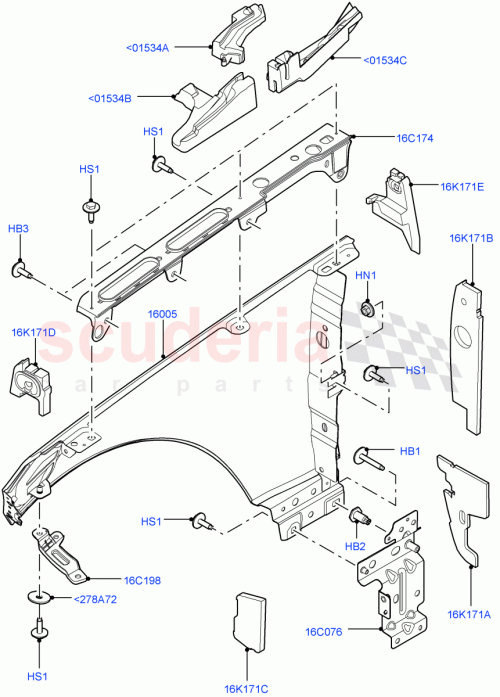 Part Diagram for Land Rover LR036592