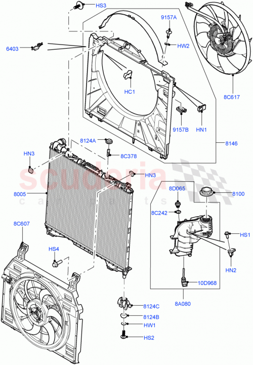 Part Diagram for Land Rover LR057118