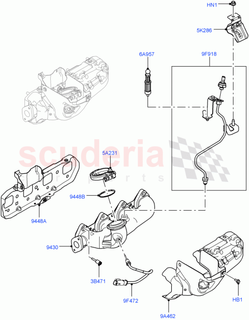 Part Diagram for Land Rover LR174027