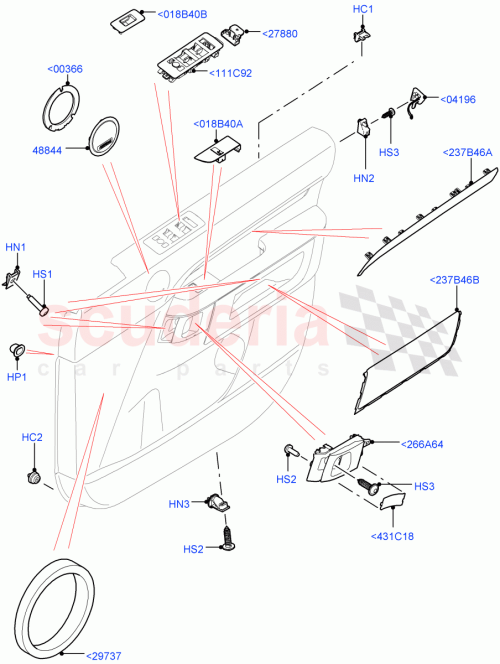 Part Diagram for Land Rover LR082415