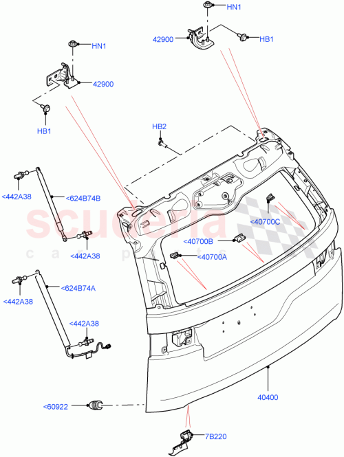 Part Diagram for Land Rover LR134821