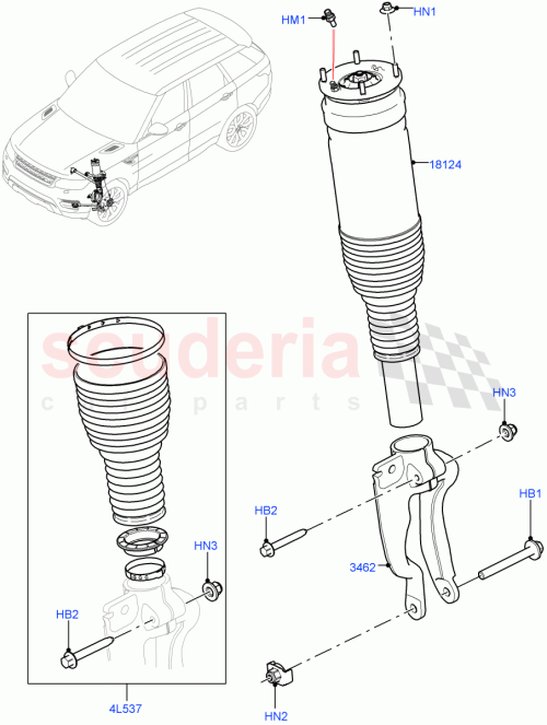 Part Diagram for Land Rover LR072450