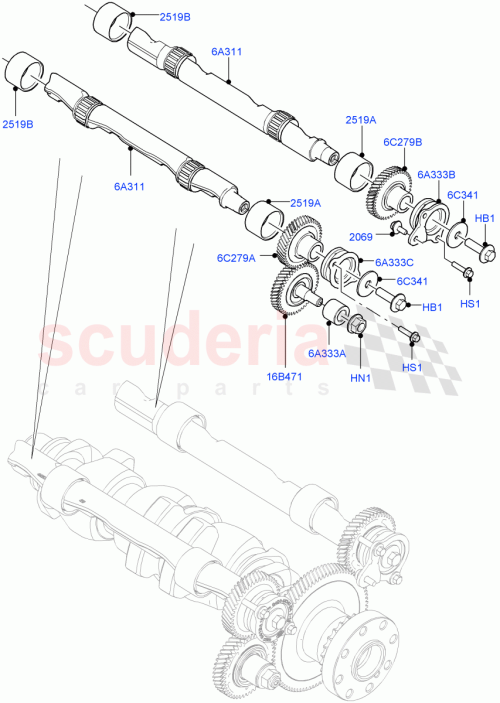 Part Diagram for Land Rover LR139266