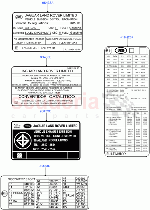 Part Diagram for Land Rover LR092972