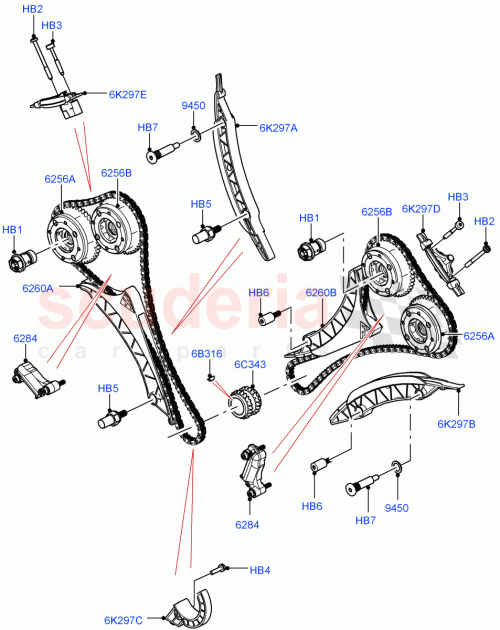 Part Diagram for Land Rover LR159289