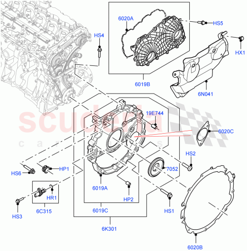 Part Diagram for Land Rover LR127936
