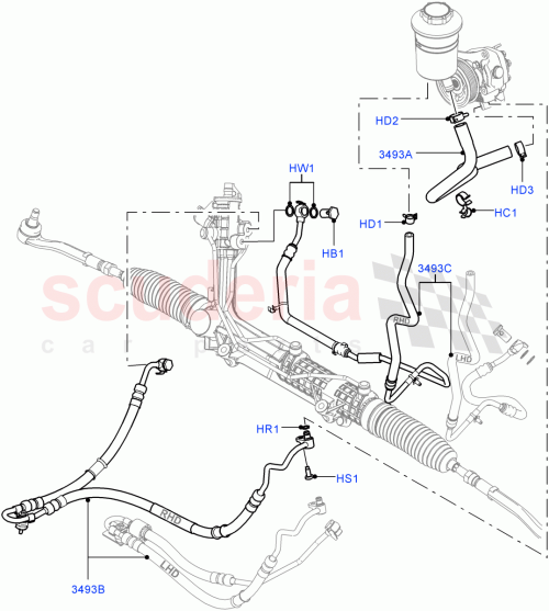 Part Diagram for Land Rover LR022636